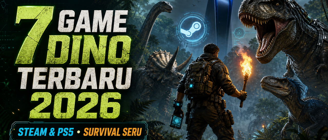 7 Game Dino Terbaru 2026 di Steam dan PS5, Seru Buat Survival