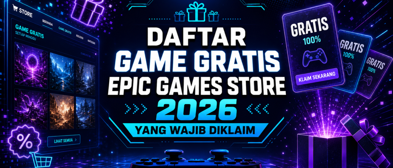Daftar Game Gratis Epic Games Store 2026 yang Wajib Diklaim