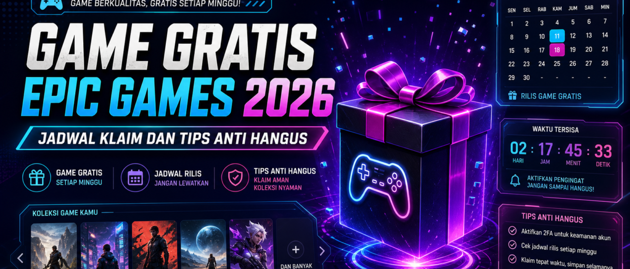 Game Gratis Epic Games 2026: Jadwal Klaim dan Tips Anti Hangus