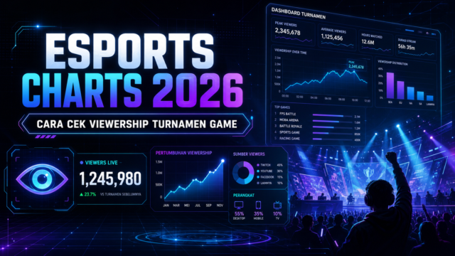 Esports Charts 2026: Cara Cek Viewership Turnamen Game