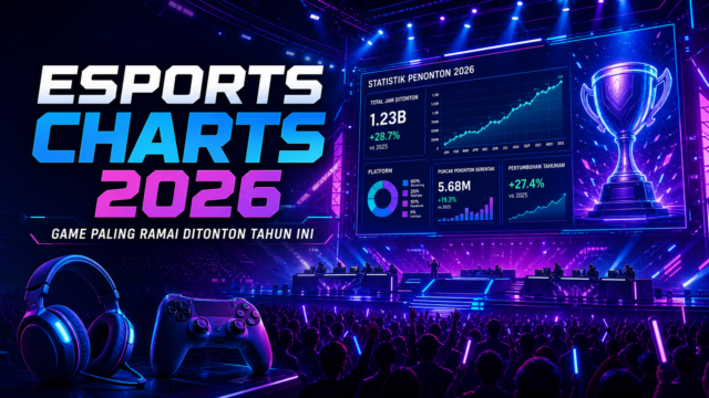 Esports Charts 2026: Game Paling Ramai Ditonton Tahun Ini