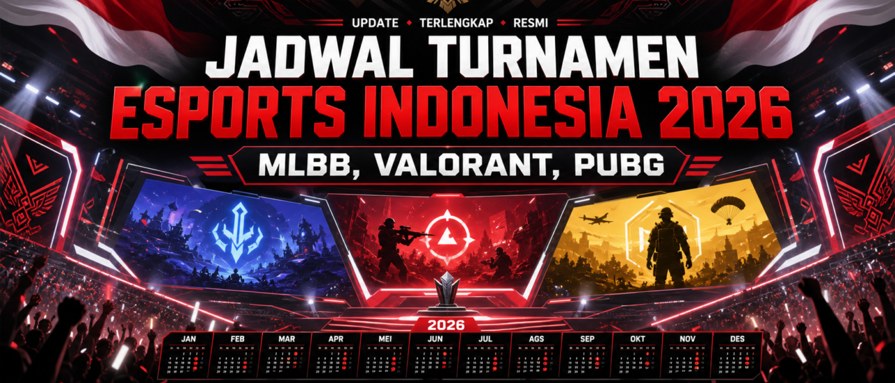 Jadwal Turnamen Esports Indonesia 2026: MLBB, Valorant, PUBG