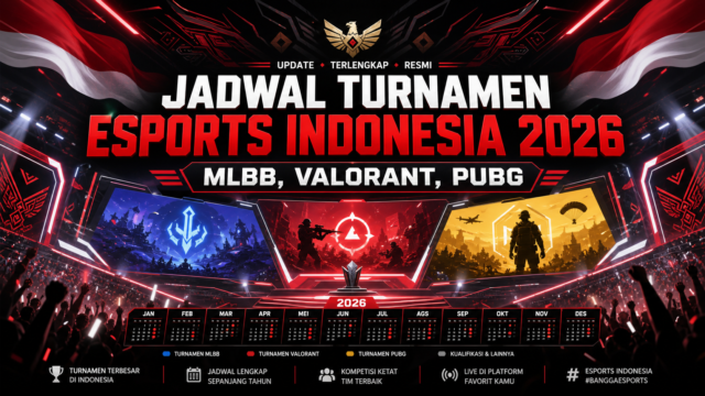 Jadwal Turnamen Esports Indonesia 2026: MLBB, Valorant, PUBG