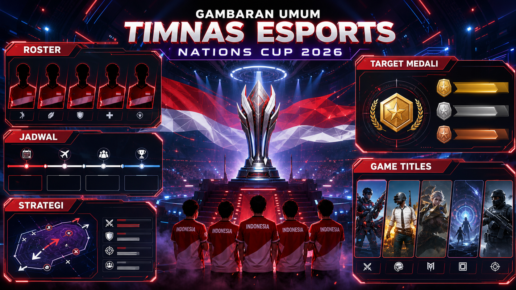 Gambaran Umum Timnas Esports Nations Cup 2026 - esports