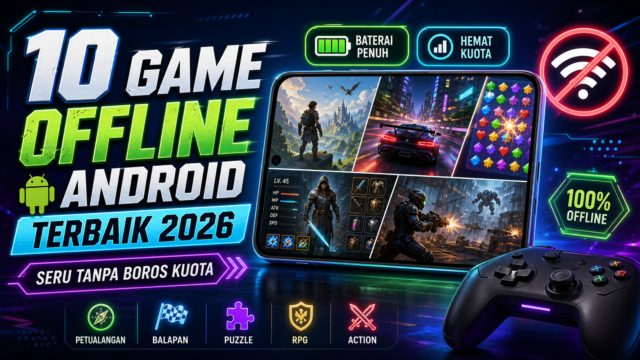 10 Game Offline Android Terbaik 2026, Seru Tanpa Boros Kuota