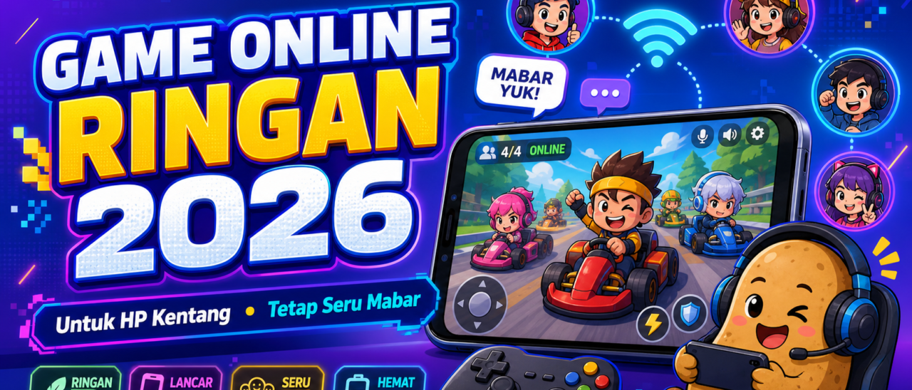Game Online Ringan 2026 untuk HP Kentang, Tetap Seru Mabar