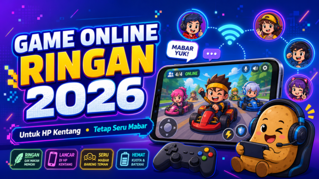 Game Online Ringan 2026 untuk HP Kentang, Tetap Seru Mabar