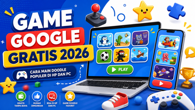 Game Google Gratis 2026: Cara Main Doodle Populer di HP dan PC