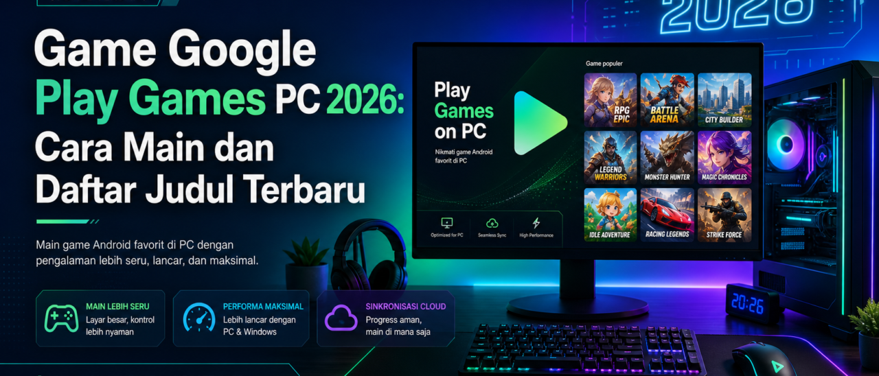 Game Google Play Games PC 2026: Cara Main dan Daftar Judul Terbaru