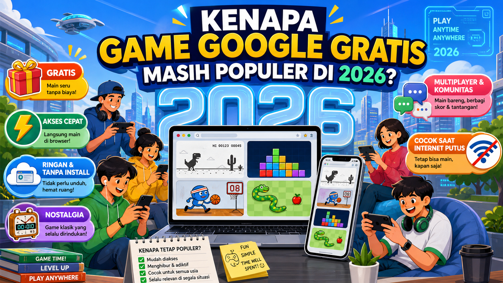 Kenapa Game Google Gratis Masih Populer di 2026? - google