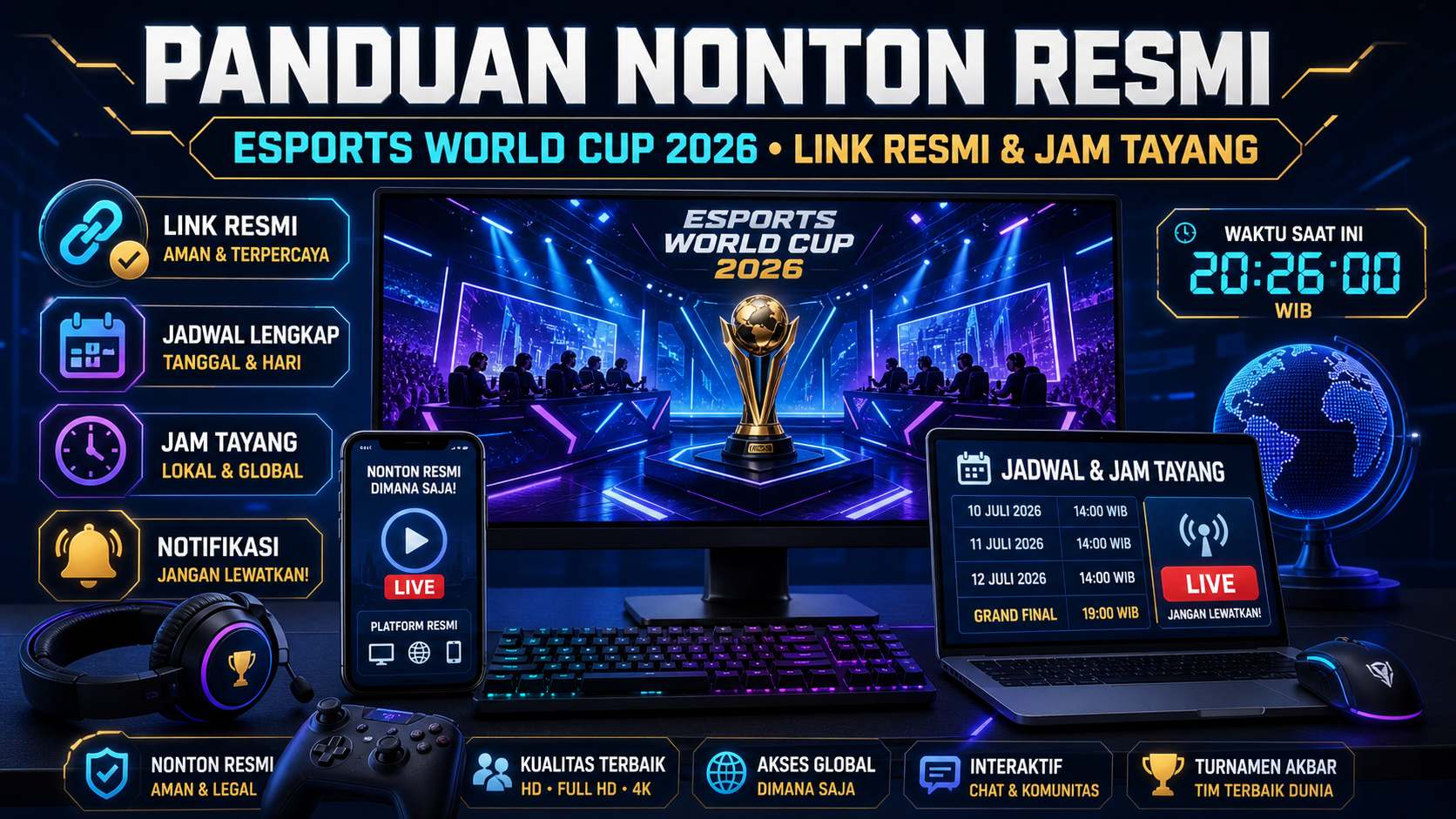 Panduan Nonton Resmi - esports