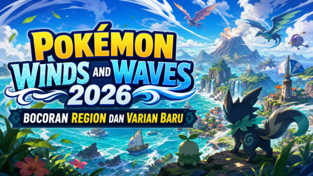 Pokémon Winds and Waves 2026: Bocoran Region dan Varian Baru