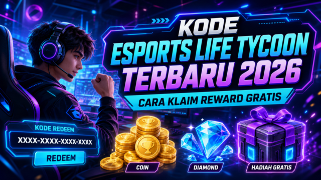 Kode Esports Life Tycoon Terbaru 2026, Cara Klaim Reward Gratis