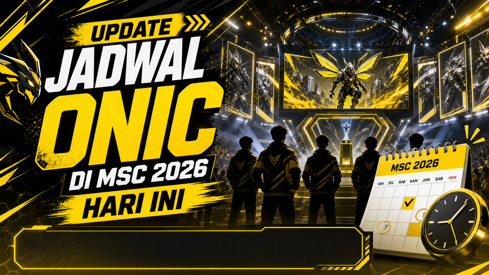 Update Jadwal ONIC di MSC 2026 Hari Ini - onic