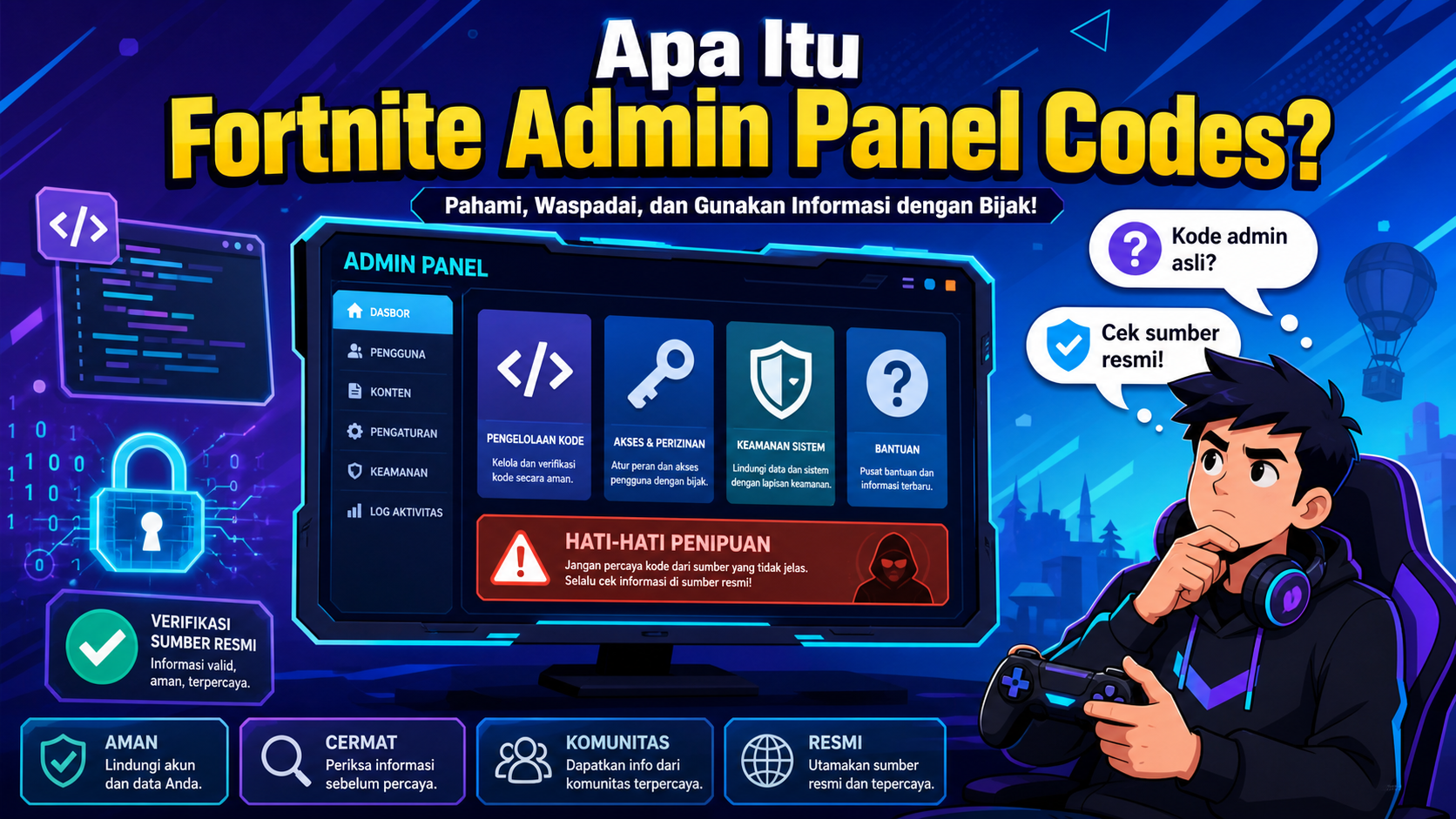 Apa Itu Fortnite Admin Panel Codes? - fortnite