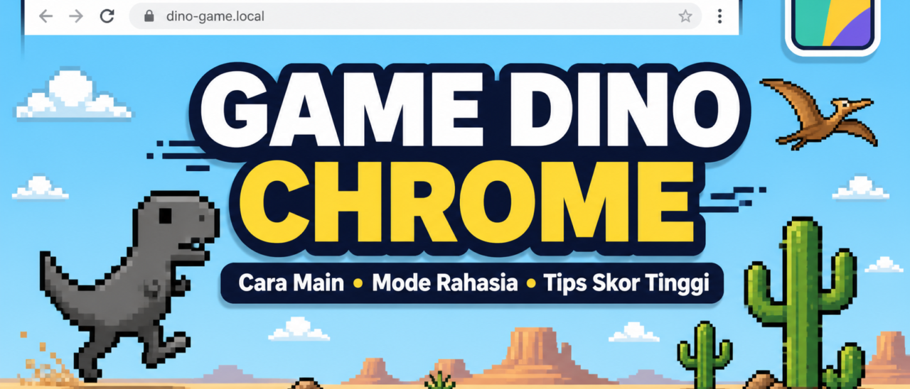 Game Dino Chrome: Cara Main, Mode Rahasia, dan Tips Skor Tinggi