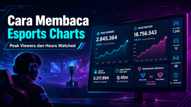 Cara Membaca Esports Charts: Peak Viewers dan Hours Watched