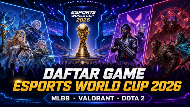 Daftar Game Esports World Cup 2026: MLBB, Valorant, dan Dota 2