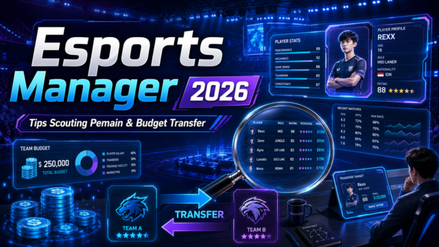 Esports Manager 2026: Tips Scouting Pemain dan Budget Transfer