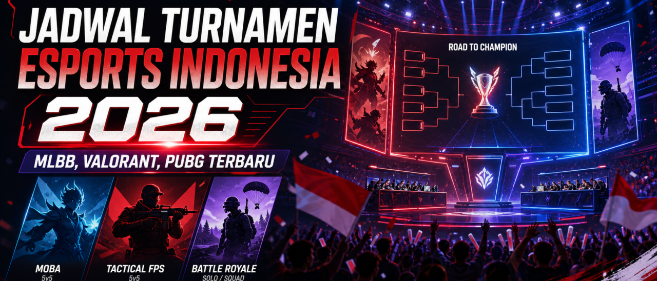 Jadwal Turnamen Esports Indonesia 2026: MLBB, Valorant, PUBG Terbaru