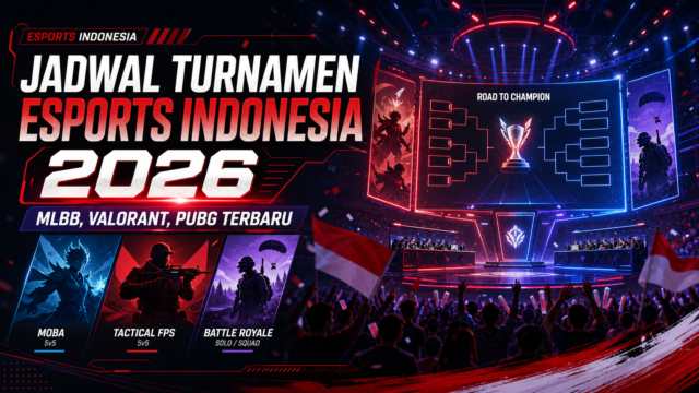 Jadwal Turnamen Esports Indonesia 2026: MLBB, Valorant, PUBG Terbaru
