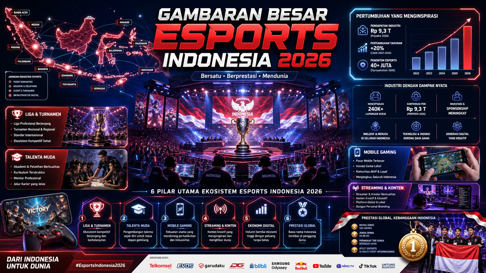 Gambaran Besar Esports Indonesia 2026 - esports