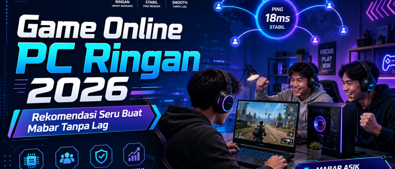Game Online PC Ringan 2026: Rekomendasi Seru Buat Mabar Tanpa Lag