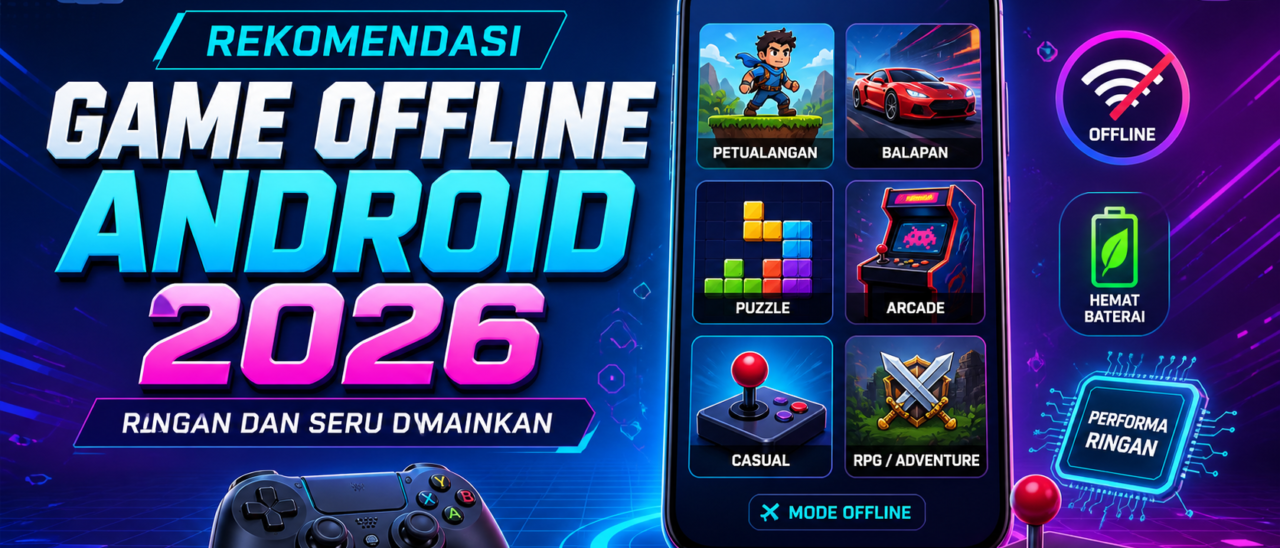 Rekomendasi Game Offline Android 2026, Ringan dan Seru Dimainkan