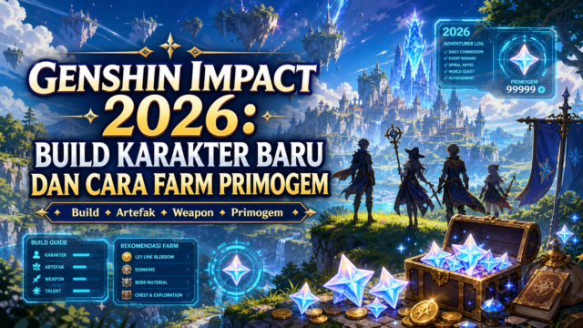 Genshin Impact 2026: Build Karakter Baru dan Cara Farm Primogem
