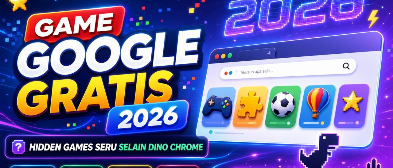 Game Google Gratis 2026: Hidden Games Seru Selain Dino Chrome