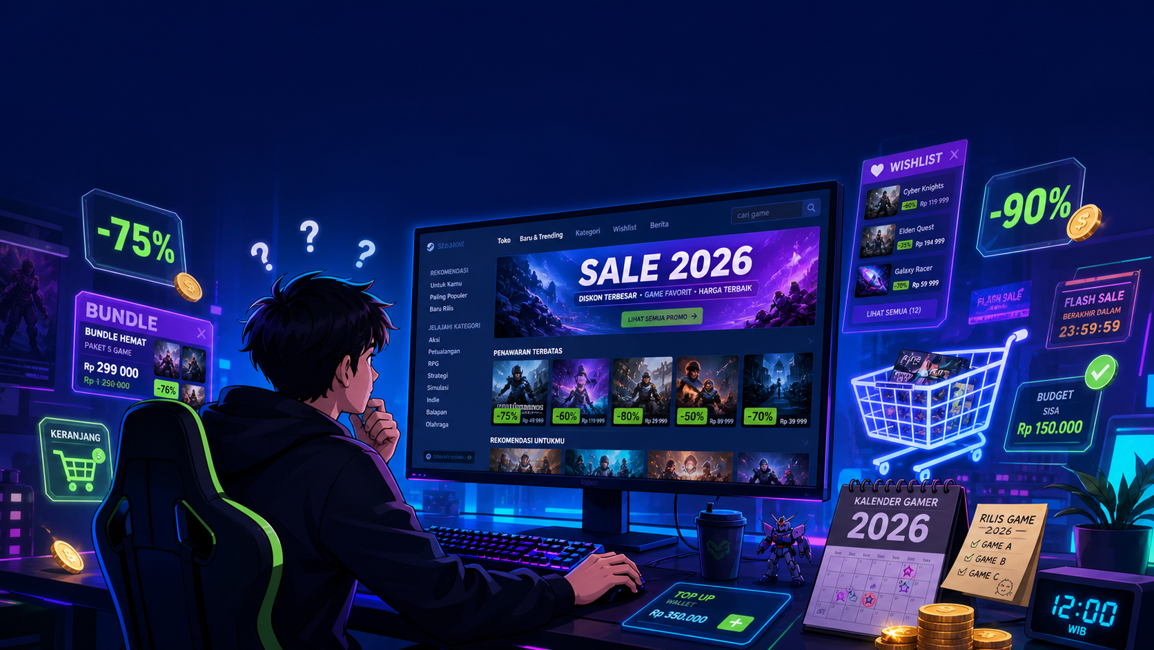 Kenapa Diskon Steam 2026 Masih Jadi Incaran Gamer? - steam