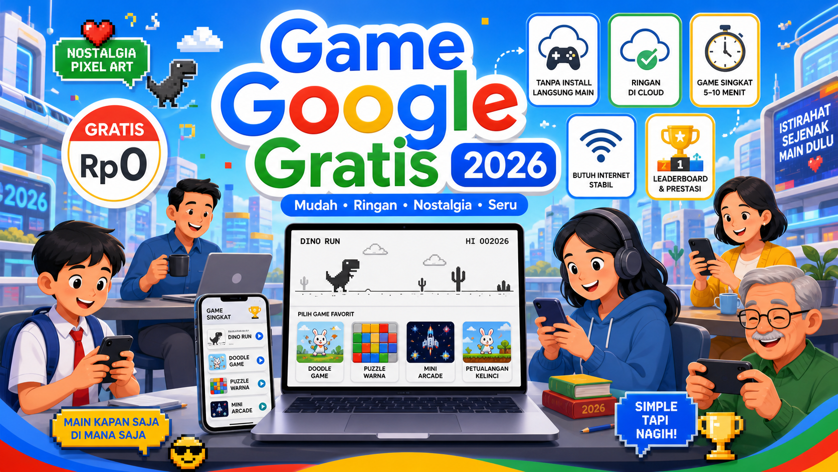 Kenapa Game Google Gratis Masih Populer di 2026? - google