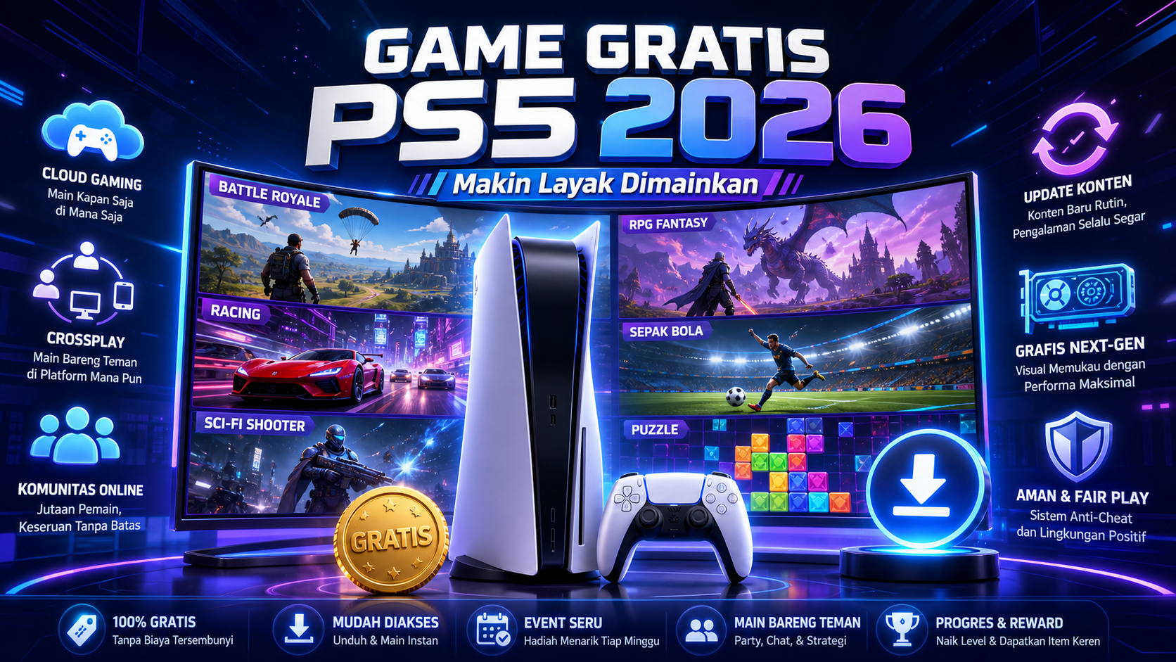 Kenapa Game Gratis PS5 Makin Layak Dimainkan pada 2026? - ps5