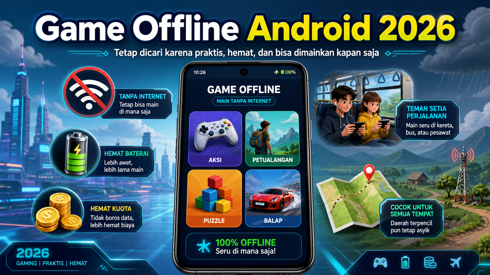 Kenapa Game Offline Android Masih Dicari pada 2026? - game