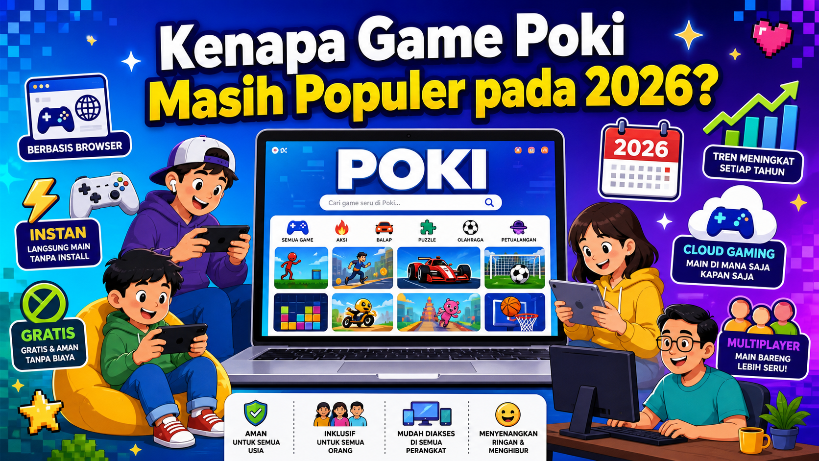 Kenapa Game Poki Masih Populer pada 2026? - poki