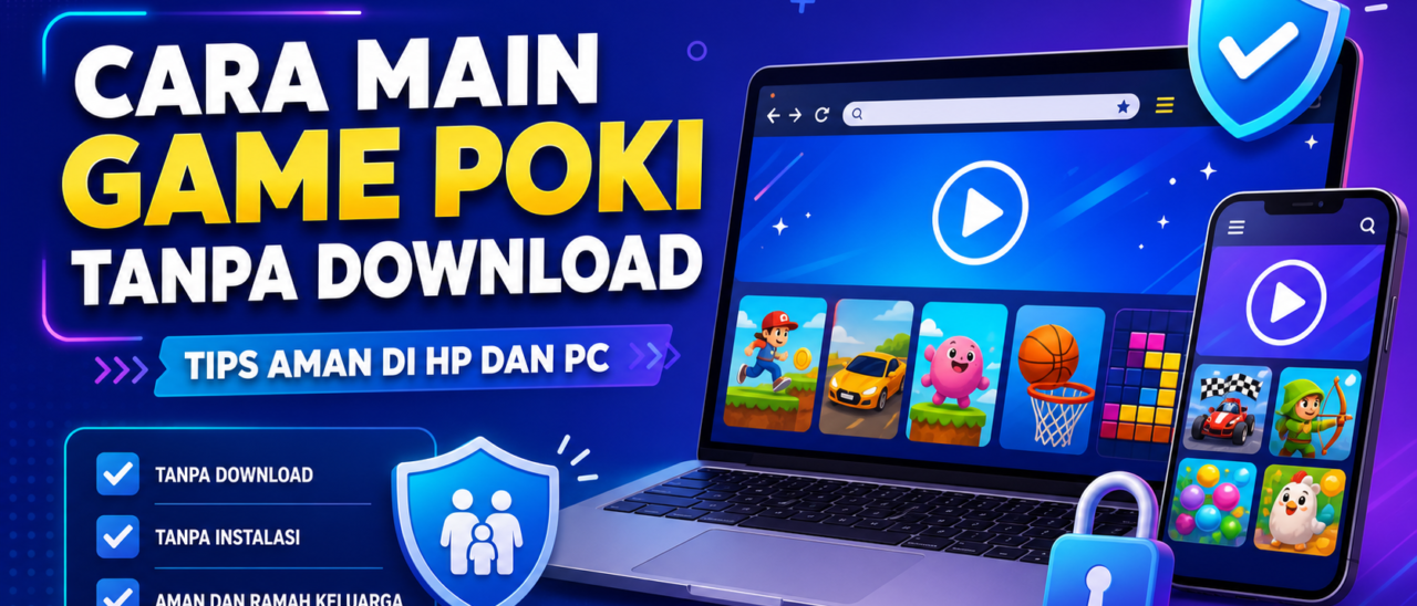 Cara Main Game Poki Tanpa Download: Tips Aman di HP dan PC