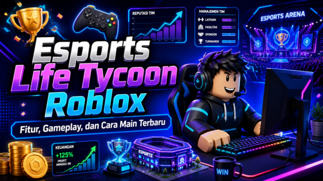 Esports Life Tycoon Roblox: Fitur, Gameplay, dan Cara Main Terbaru