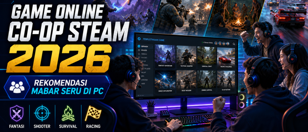 Game Online Co-op Steam 2026: Rekomendasi Mabar Seru di PC