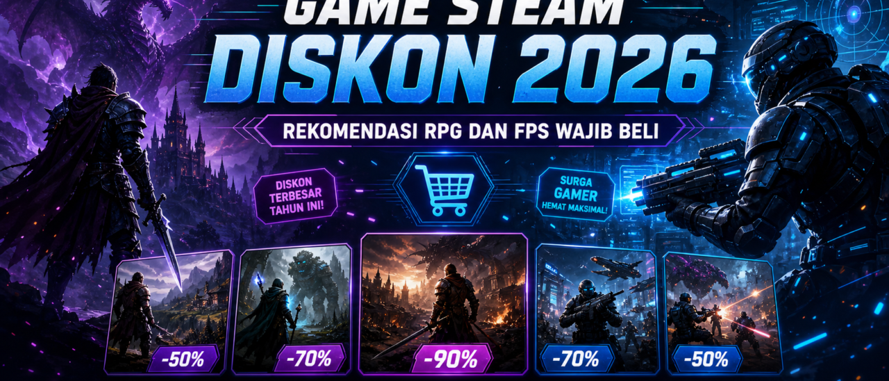 Game Steam Diskon 2026: Rekomendasi RPG dan FPS Wajib Beli