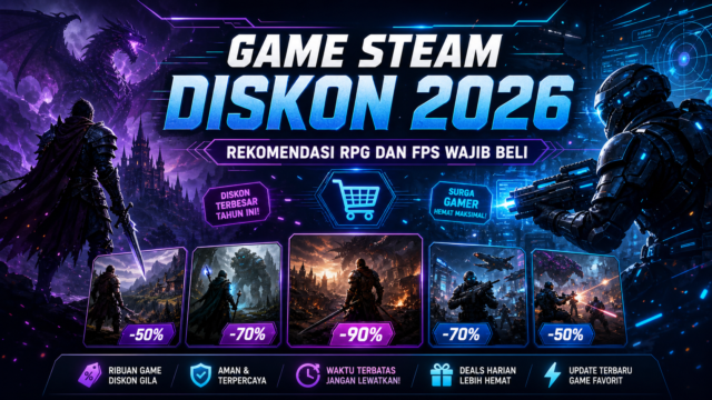 Game Steam Diskon 2026: Rekomendasi RPG dan FPS Wajib Beli