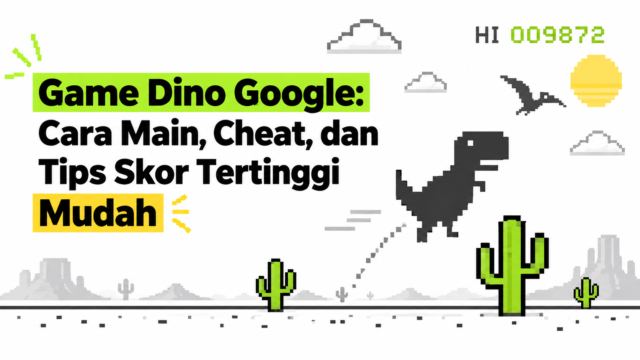 Game Dino Google: Cara Main, Cheat, dan Tips Skor Tertinggi Mudah