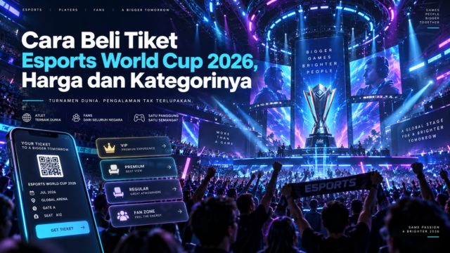 Cara Beli Tiket Esports World Cup 2026, Harga dan Kategorinya