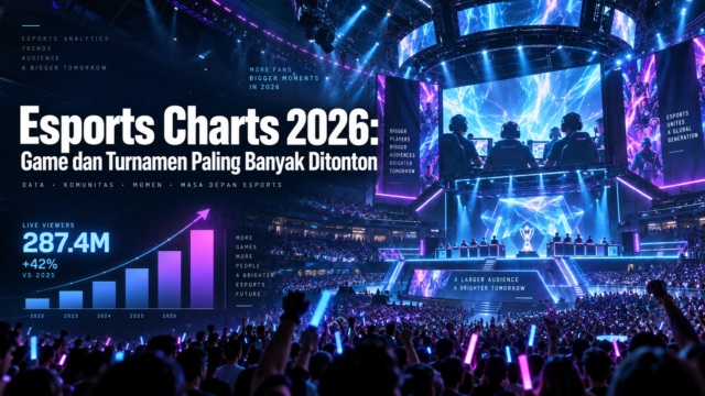 Esports Charts 2026: Game dan Turnamen Paling Banyak Ditonton