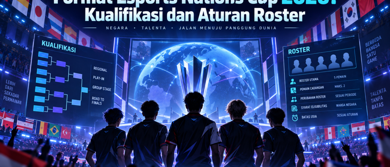 Format Esports Nations Cup 2026: Kualifikasi dan Aturan Roster