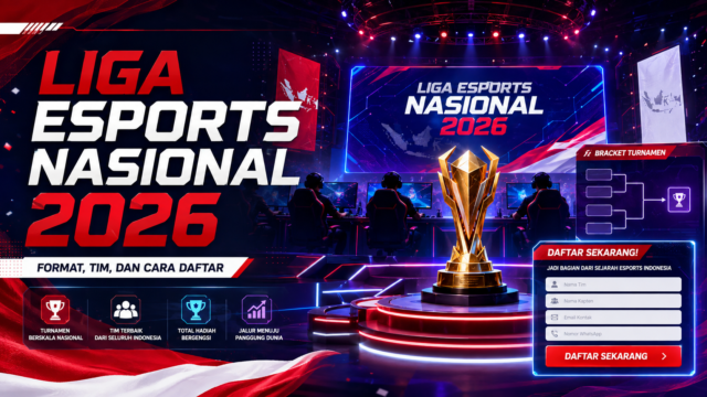 Liga Esports Nasional 2026: Format, Tim, dan Cara Daftar