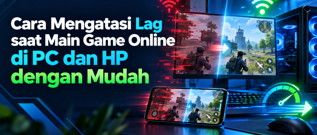 Cara Mengatasi Lag saat Main Game Online di PC dan HP dengan Mudah
