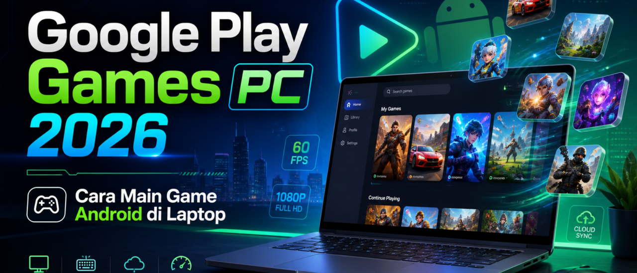 Google Play Games PC 2026: Cara Main Game Android di Laptop