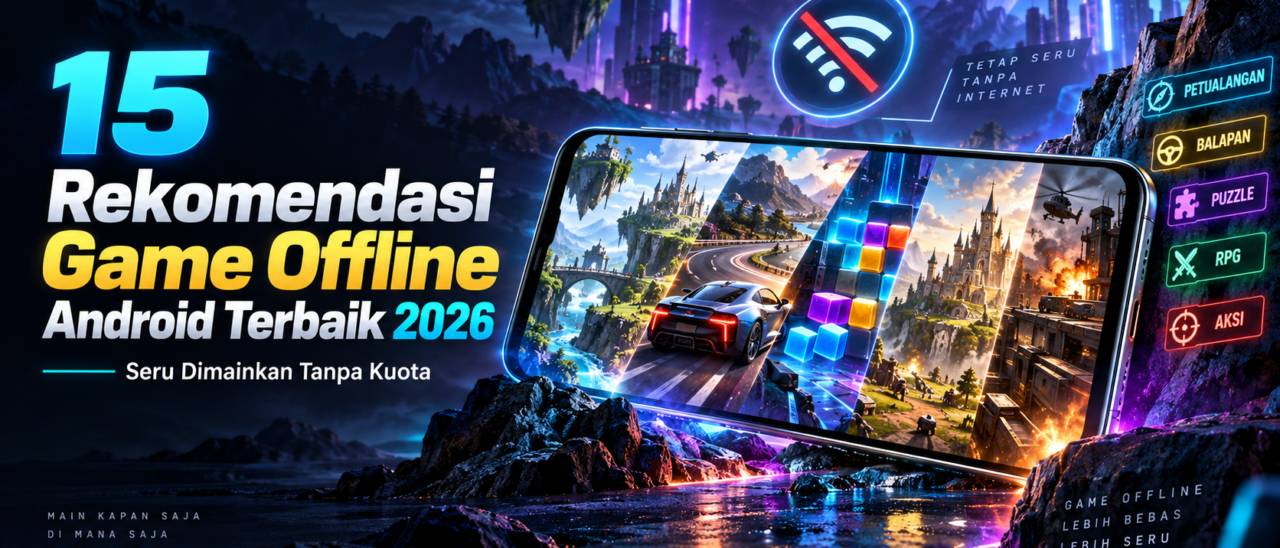 15 Rekomendasi Game Offline Android Terbaik 2026 Tanpa Kuota