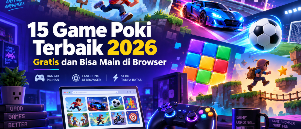 15 Game Poki Terbaik 2026 yang Gratis dan Bisa Main di Browser