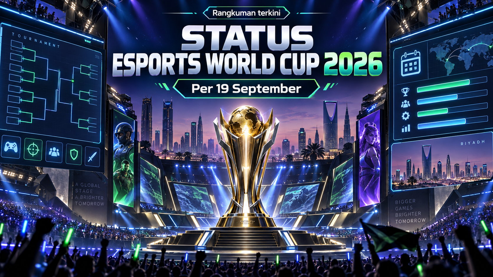 Status Esports World Cup 2026 per 19 September - esports